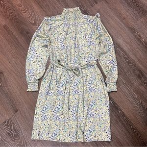 Summersalt The All Dressed Up Mock Neck Dress Long Sleeve Size S EUC